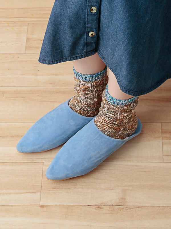 スウェードバブーシュ　(4カラー) 　M73-2240