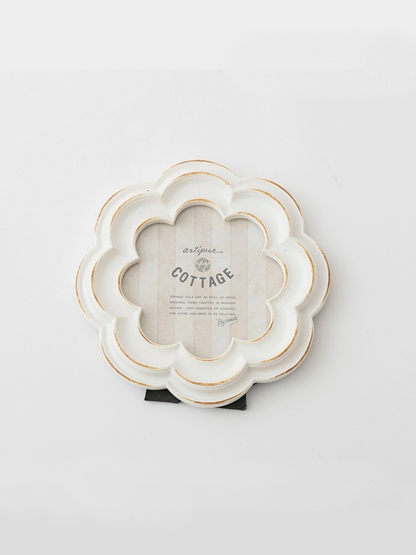 フラワー フォトフレーム 14.5cm （2カラー） M45-2219