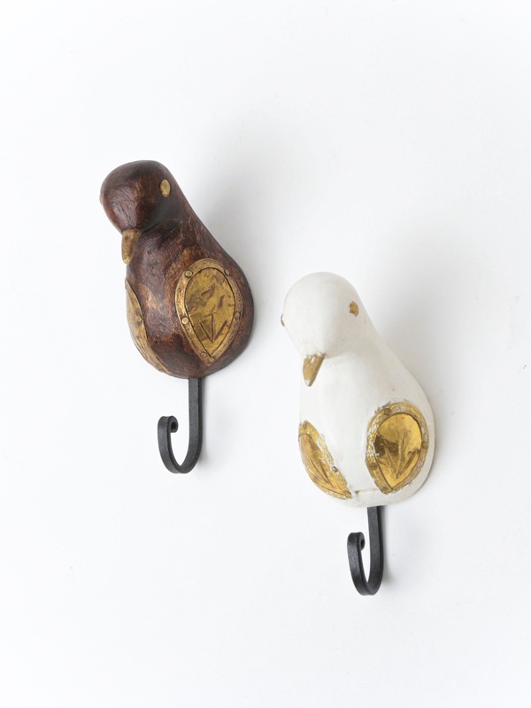 ウッドバードフック（2カラー） PRAH779