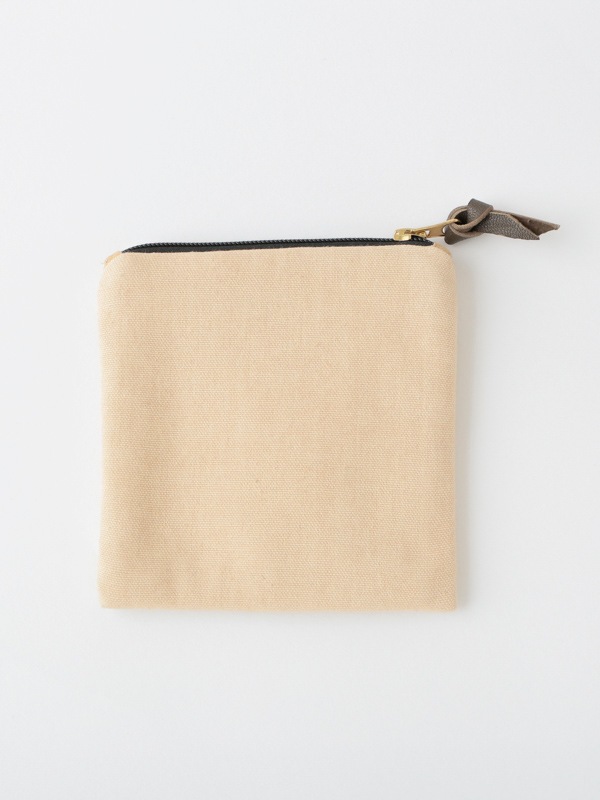 抽象画刺繍ポーチ 13×13cm （2カラー）M26-2173