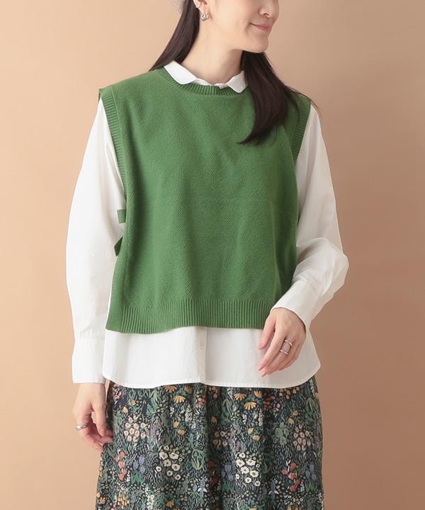 カトリントーキョー/ハンドメイドニットベスト ざっくり カトリントーキョー/ハンドメイドニットベスト ざっくり
