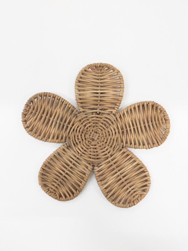 ラタンウォールデコレーション フラワーL M84-2362L