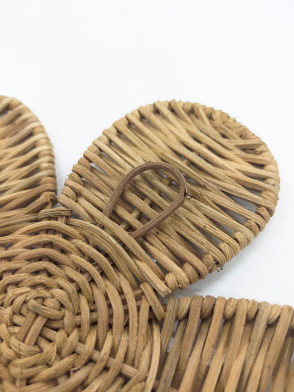 ラタンウォールデコレーション フラワーL M84-2362L