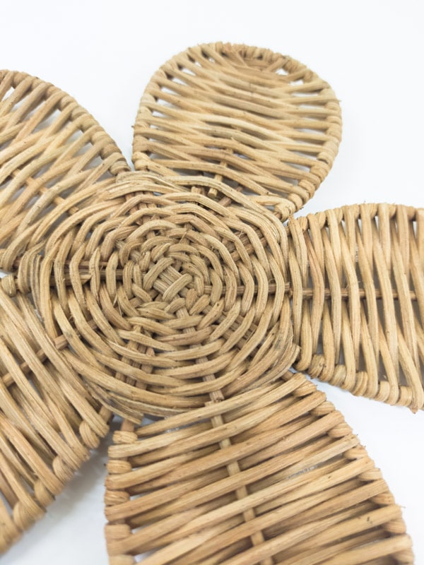 ラタンウォールデコレーション フラワーL M84-2362L