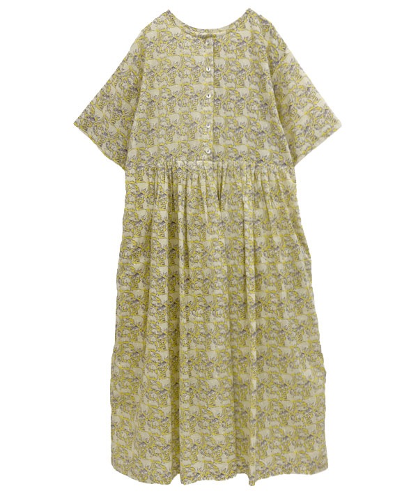 動物プリントコットンドビー2wayワンピース 26S041【3月頃入荷予定】