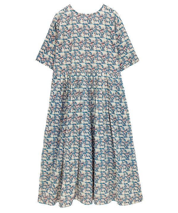 動物プリントコットンドビー2wayワンピース 26S041【3月頃入荷予定】