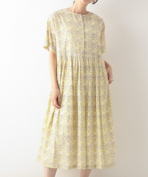 動物プリントコットンドビー2wayワンピース 26S041【3月頃入荷予定】