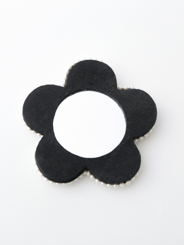 フラワー ハンドミラー・手鏡（3カラー） M42-2233　