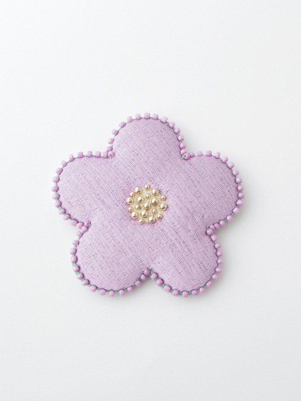 フラワー ハンドミラー・手鏡（3カラー） M42-2233　