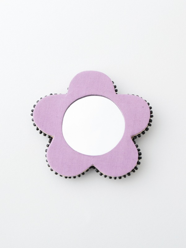 フラワー ハンドミラー・手鏡（3カラー） M42-2233　