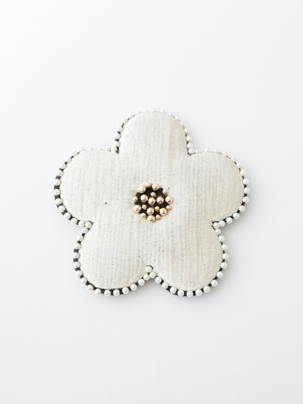 フラワー ハンドミラー・手鏡（3カラー） M42-2233　