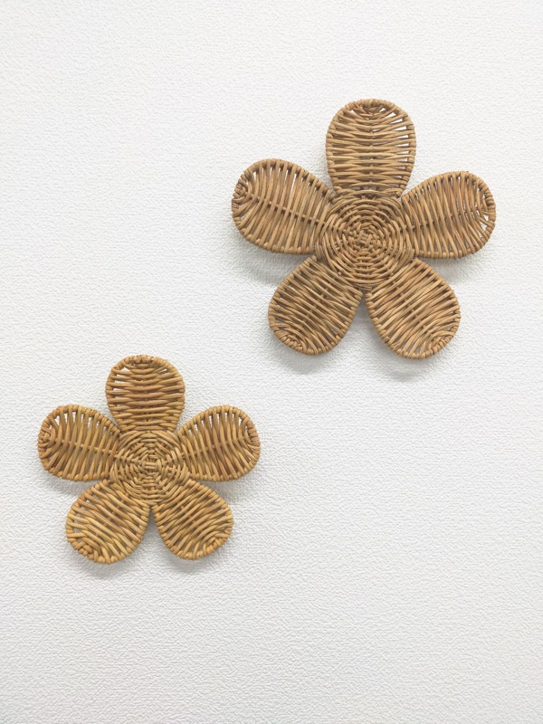 ラタンウォールデコレーション フラワーS  M84-2362S