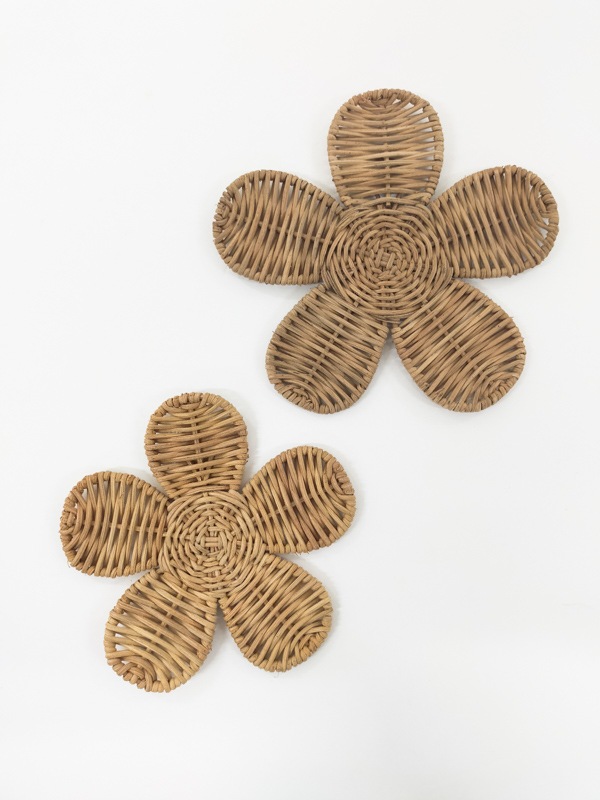 ラタンウォールデコレーション フラワーS  M84-2362S