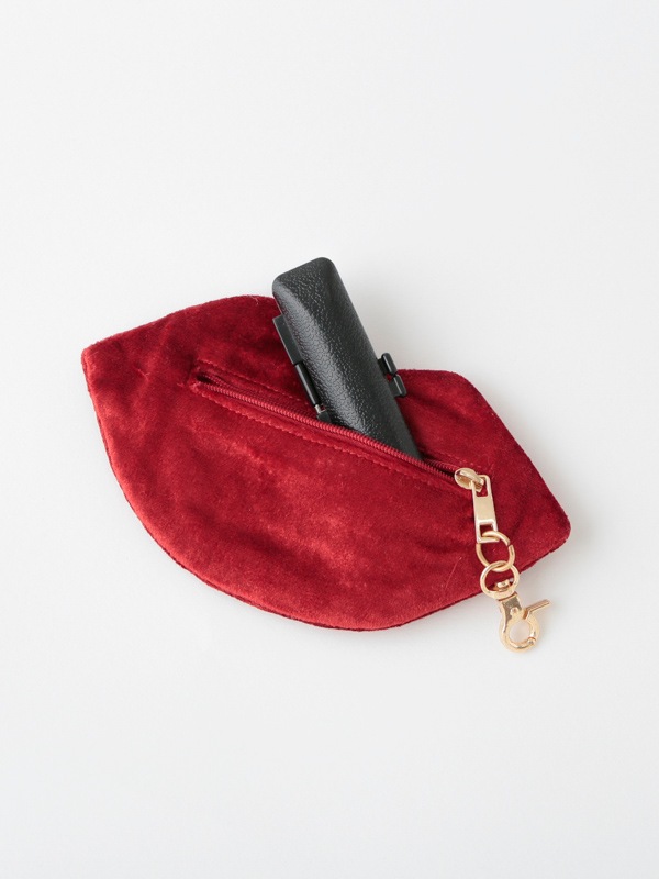 くちびるポーチ 16×9cm （3カラー）M42-2234