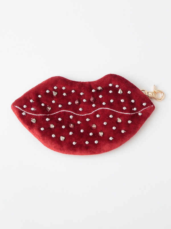 くちびるポーチ 16×9cm （3カラー）M42-2234