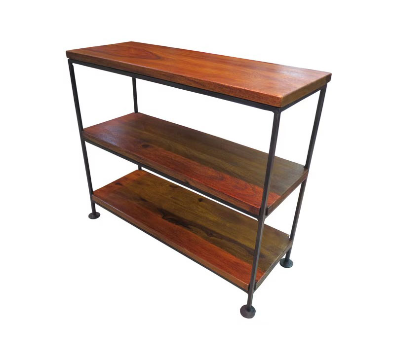 アカシア3段シェルフ  IAPF-279A 【送料D】 ★【2月下旬頃入荷予定】