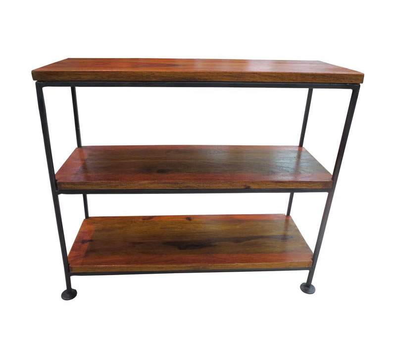 アカシア3段シェルフ  IAPF-279A 【送料D】 ★【2月下旬頃入荷予定】