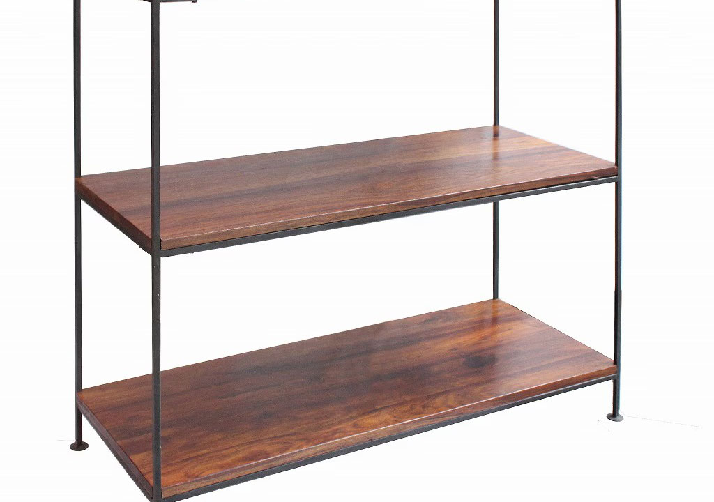 アカシア3段シェルフ  IAPF-279A 【送料D】 ★【2月下旬頃入荷予定】