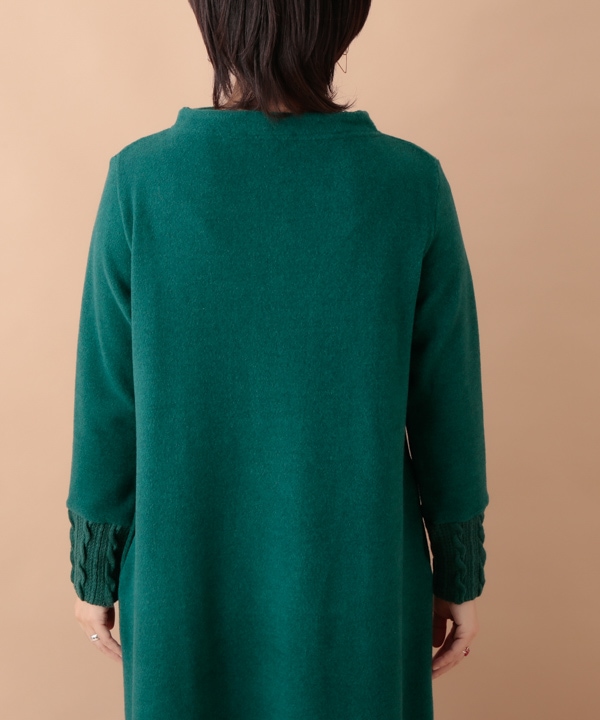 ふわふわカットソー ワンピース 24W055