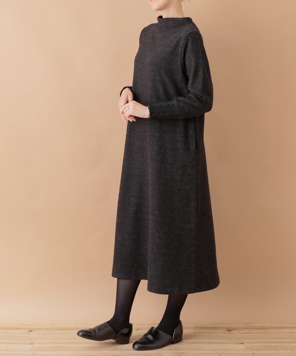 ふわふわカットソー ワンピース 24W055