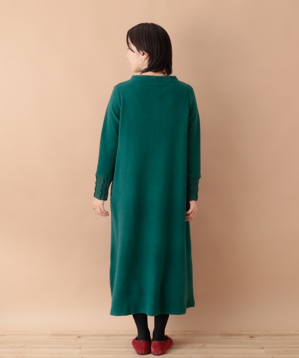 ふわふわカットソー ワンピース 24W055