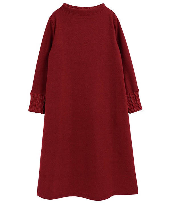 ふわふわカットソー ワンピース 24W055