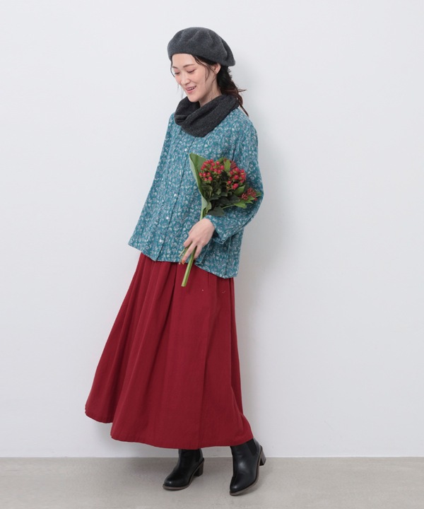 起毛コットンスカート 25W004