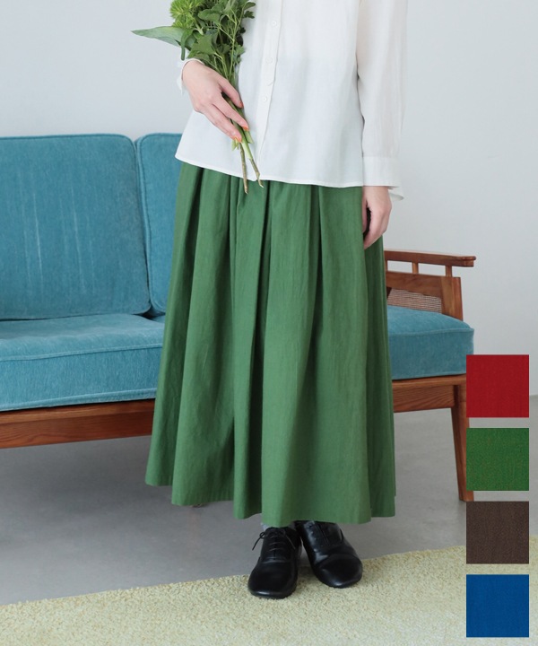 起毛コットンスカート 25W004