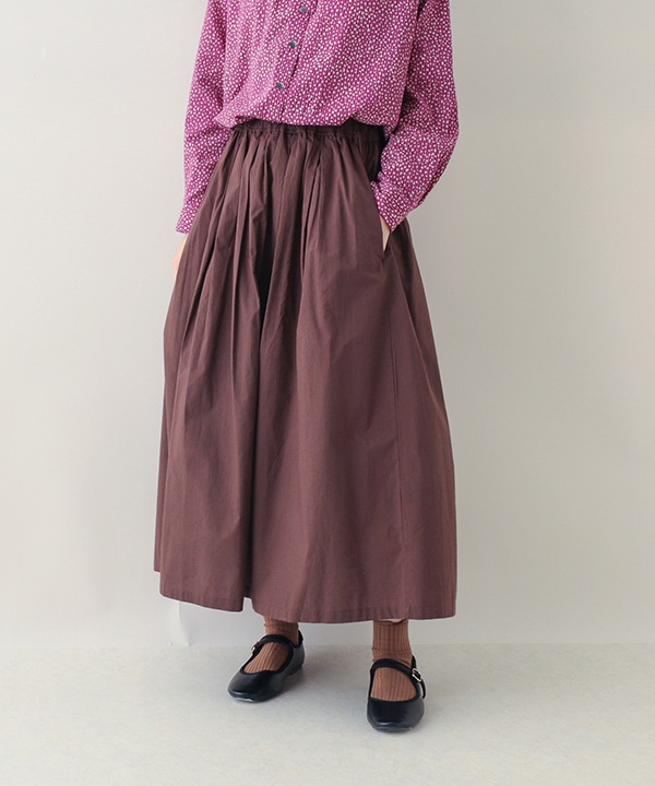 起毛コットンスカート 25W004