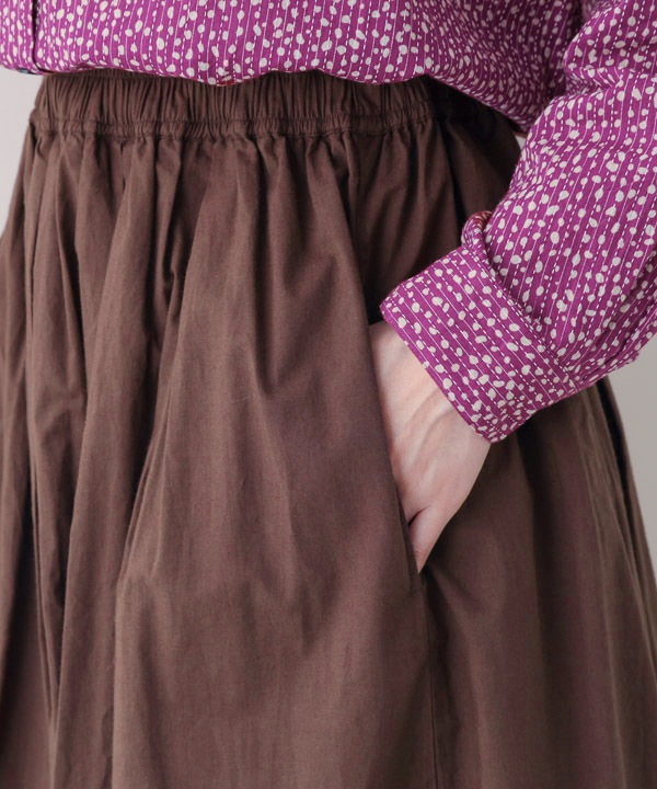 起毛コットンスカート 25W004