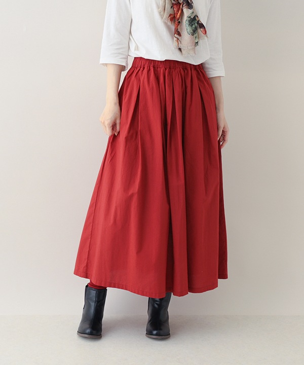 起毛コットンスカート 25W004