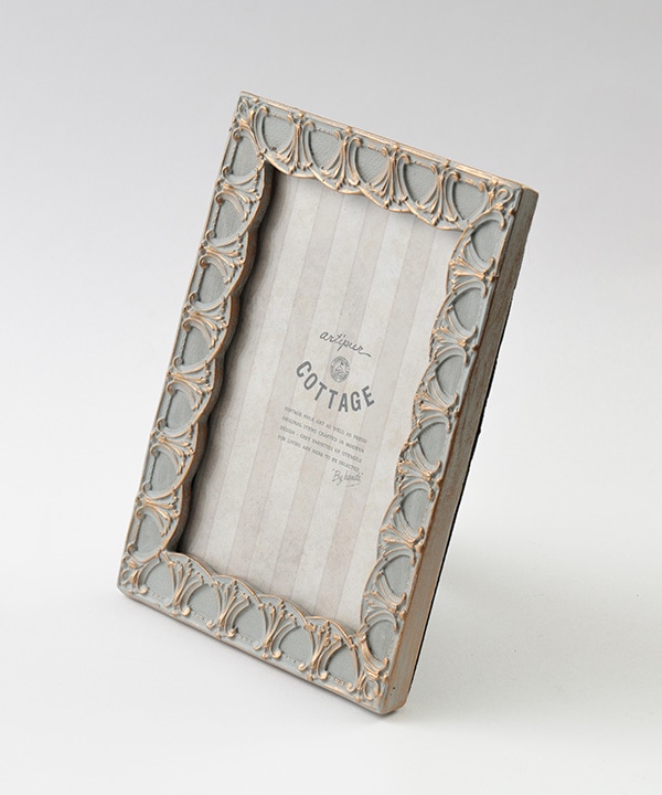 紋様レリーフ フォトフレームL 14×19cm (2カラー) M45-1950 【1月末頃入荷予定】