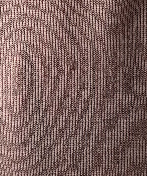 ホールガーメント ロールボトルネックニット2枚重ね・ボトルネック・プルオーバー 日本製 25W456