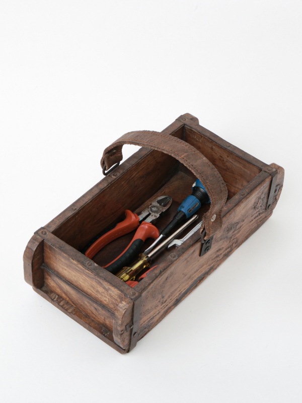 レザーハンドルウッドコンテナ PRAH1063