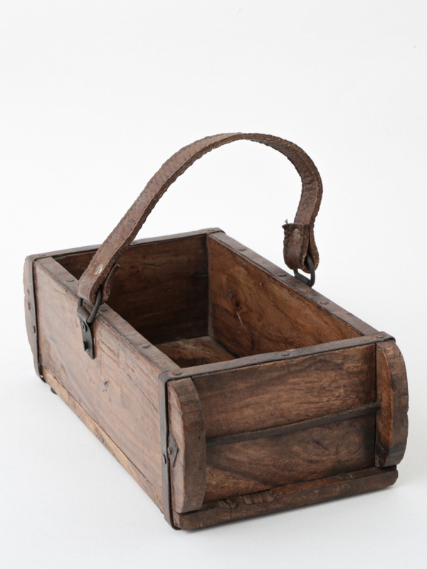 レザーハンドルウッドコンテナ PRAH1063