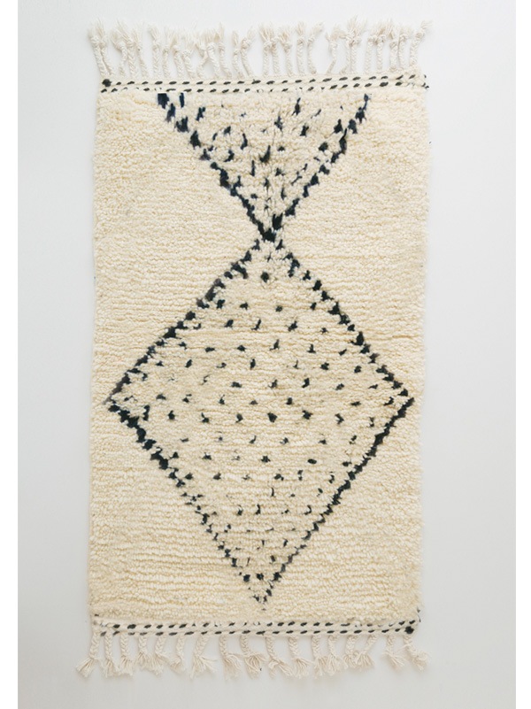 定番品】ベニワレン ラグ 100×55cm ウール100％ M73-2014B
