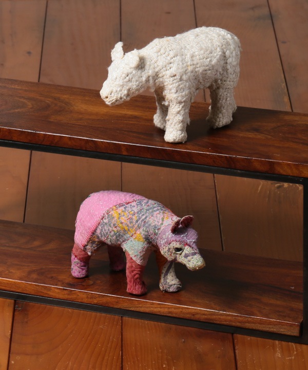 ファブリックアニマル オブジェ （ラリーパッチ） M68-2434MX