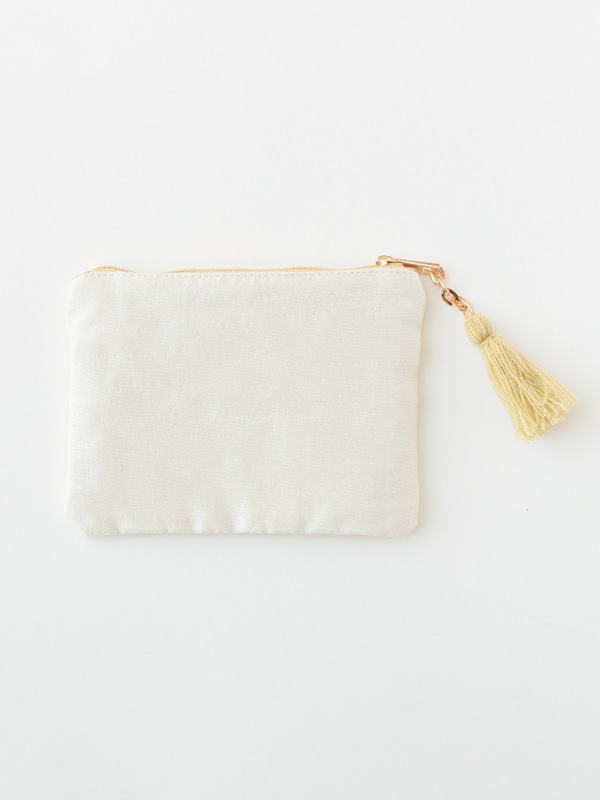 レオパードザリ刺繍ポーチ 15×10cm （3カラー）M42-2238