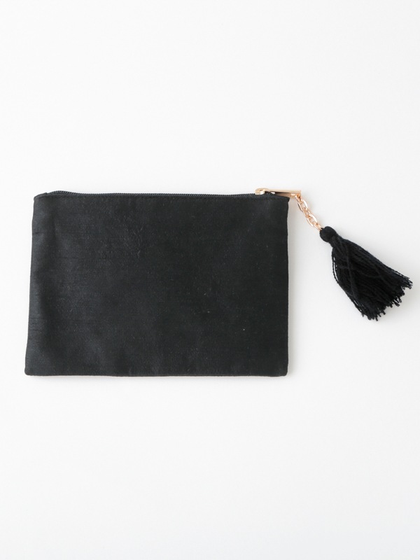 レオパードザリ刺繍ポーチ 15×10cm （3カラー）M42-2238