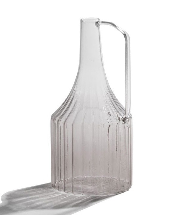 ハンドル付ガラスベースL 21cm M55-1421GY