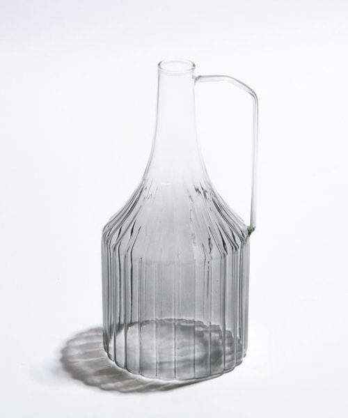 ハンドル付ガラスベースL 21cm M55-1421GY