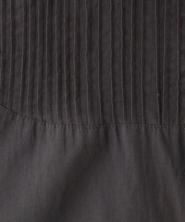 ピンタックコットン2wayブラウス 25W012