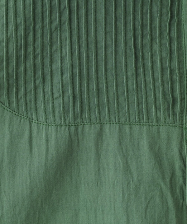 ピンタックコットン2wayブラウス 25W012