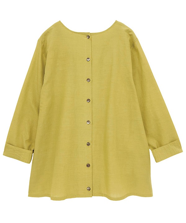 ピンタックコットン2wayブラウス 25W012