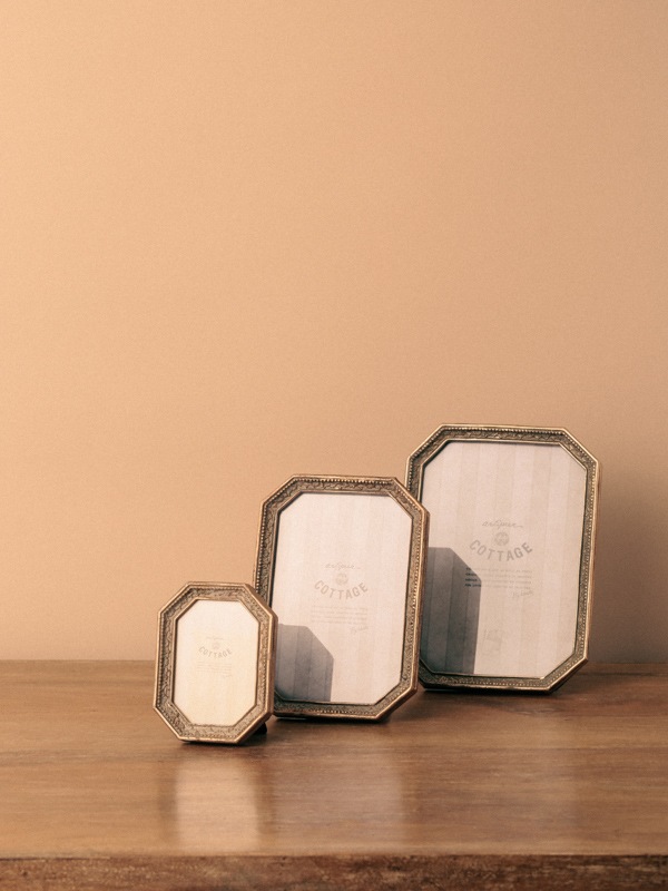 八角 フォトフレームM 12×17cm (2カラー) M45-0732