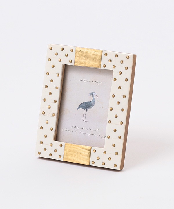 ウッド＆ブラス＆ボーン ミニフォトフレーム 10×13cm M22-2883