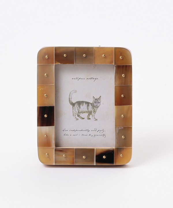 ウッド＆ブラス＆ボーン ミニフォトフレーム 10×13cm M22-2883