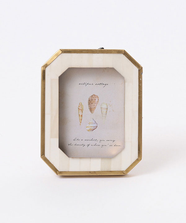 ウッド＆ブラス＆ボーン ミニフォトフレーム 10×13cm M22-2883