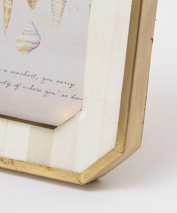 ウッド＆ブラス＆ボーン ミニフォトフレーム 10×13cm M22-2883