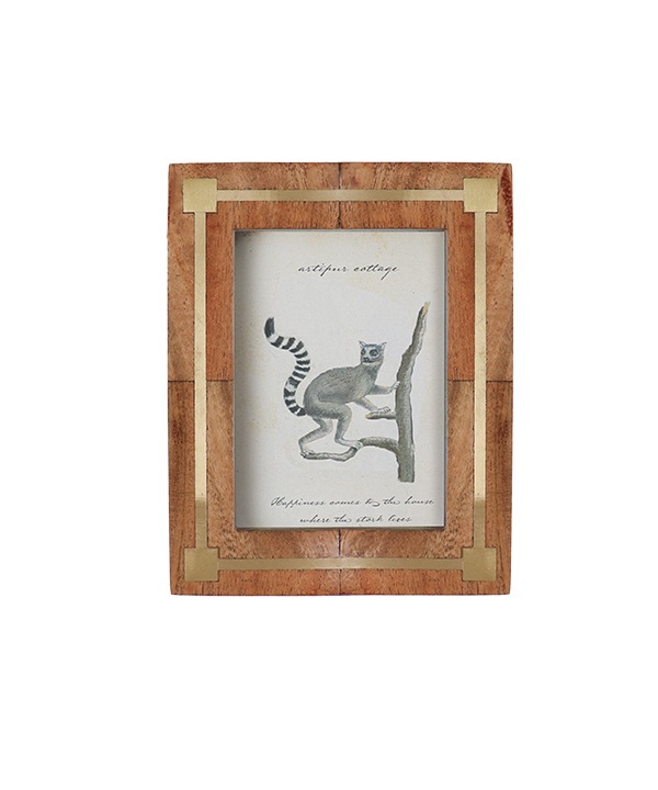 ウッド＆ブラス＆ボーン ミニフォトフレーム 10×13cm M22-2883